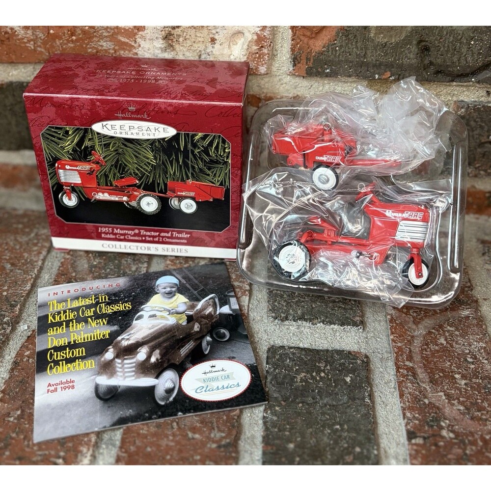 Hallmark Keepsake Ornament:  1955 Murray Tractor and Trailer